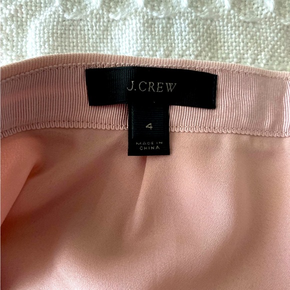 J.Crew Mini Skirt w/Ruffle Hem Back Zipper Fully Lined Excellent Condition Sz 4 - Picture 4 of 5